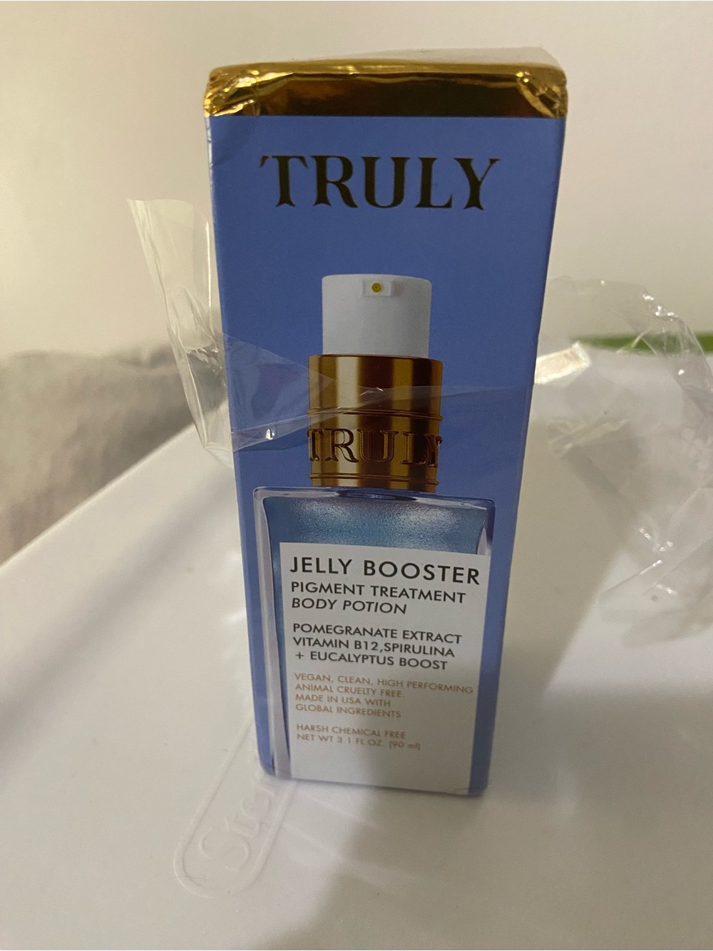 Truly Beauty Jelly Booster Pigment Treatment Body Potion 3.1 Fl Oz Vegan